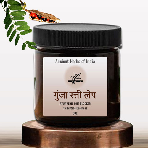 Gunja (Ratti) Lep and Oil Pack for Hair Regrowth