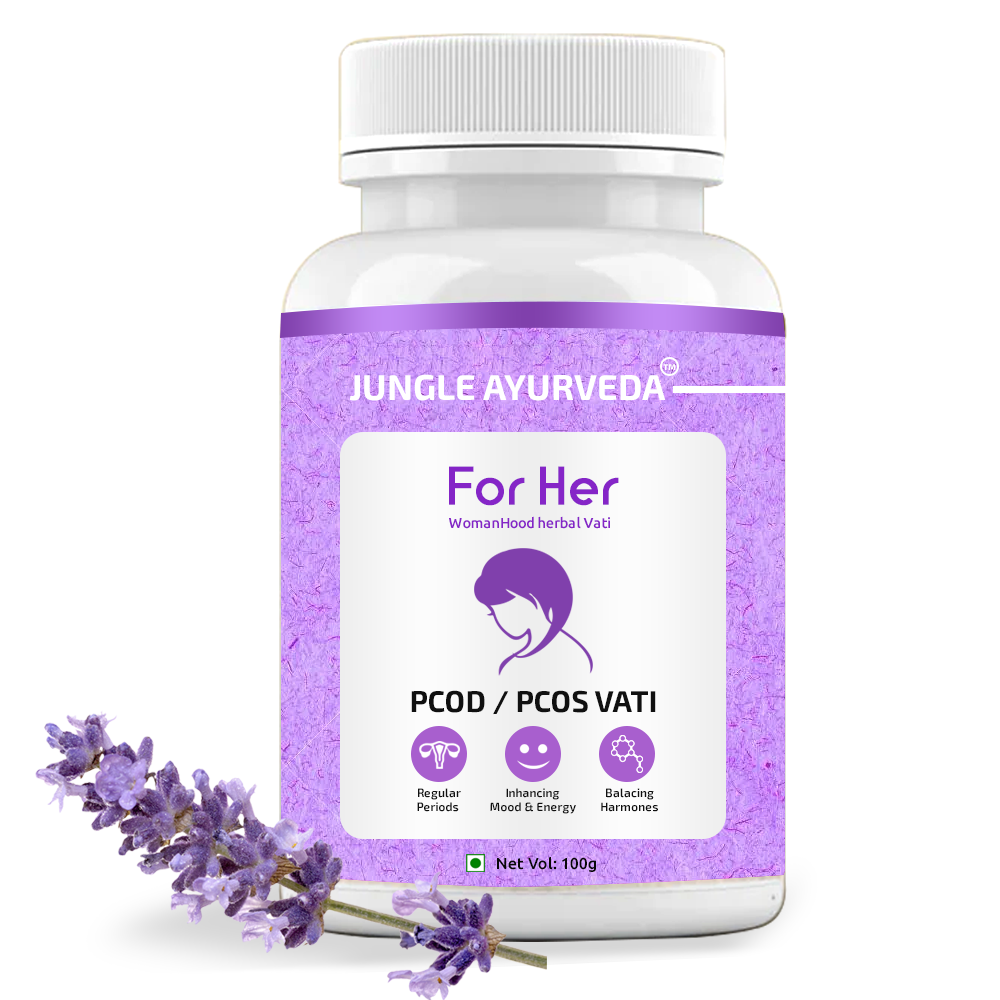 Ayurvedic Formulation for PCOD Supplements for Women with Babul Phali Powder, kanchnar guggul, Shatavari, dashmool | PCOS Supplements for Women Promoting Better Cycle & Hormonal Balance