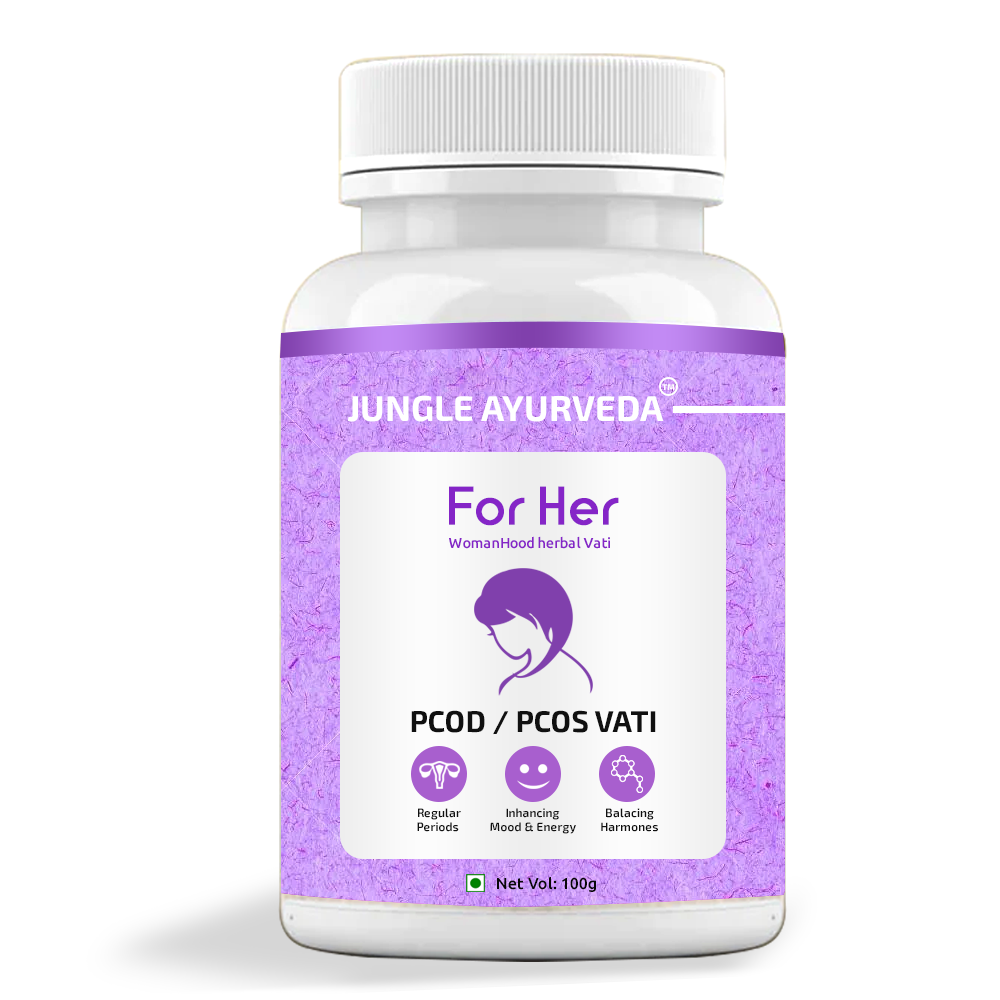 Ayurvedic Formulation for PCOD Supplements for Women with Babul Phali Powder, kanchnar guggul, Shatavari, dashmool | PCOS Supplements for Women Promoting Better Cycle & Hormonal Balance