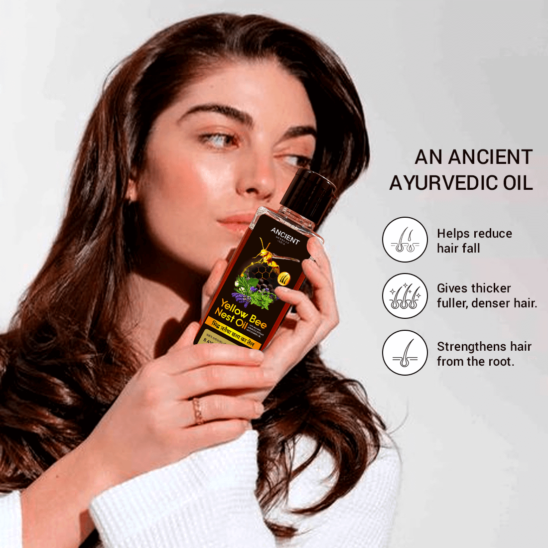 Yeloow Bee Nest Adivasi hair oil original, Adivasi herbal hair oil for hair growth, Hair Fall Control, For women and men